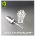 30ml beard balm clear cosmetic container glass bottle with press dropper